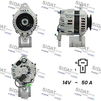 Alternador SIDAT A12HT0457A2