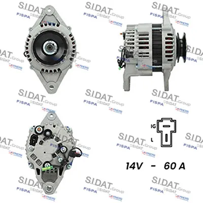 Alternador SIDAT A12HT0613A2