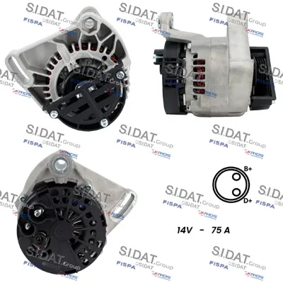 Alternador Fiat PALIO · Fiat PALIO Weekend · Fiat STRADA Pickup