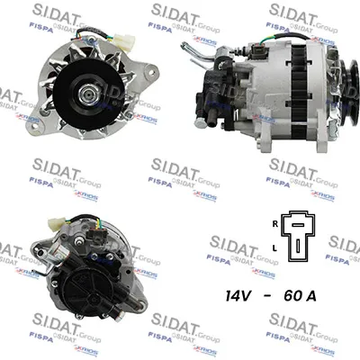 Alternador SIDAT A12MH0168A2