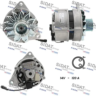Alternador SIDAT A12ML0100