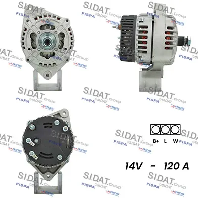 Alternador SIDAT A12ML0107A2