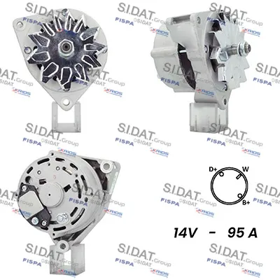 Alternador SIDAT A12ML0419A2