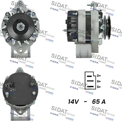 Alternador SIDAT A12ML0437A2