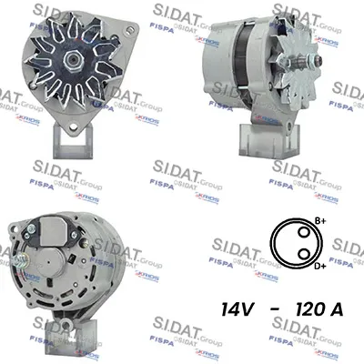 Alternador SIDAT A12ML0547A2
