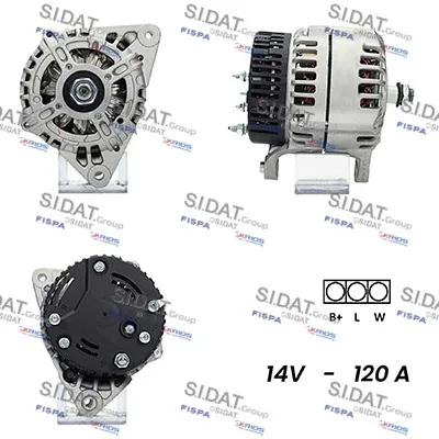 Alternador SIDAT A12ML1044A2