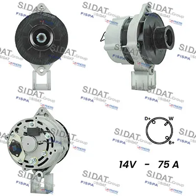 Alternador SIDAT A12ML1055A2
