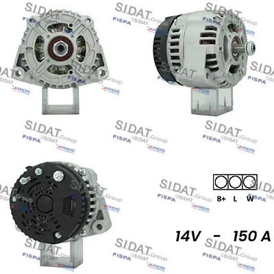 Alternador SIDAT A12ML1058A2