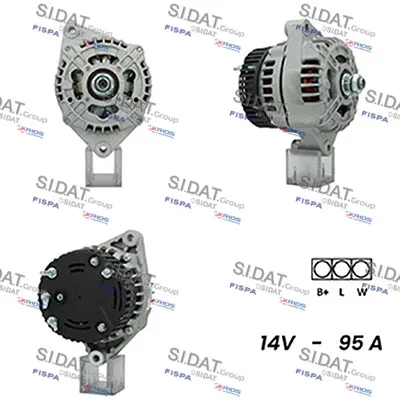 Alternador SIDAT A12ML1089A2