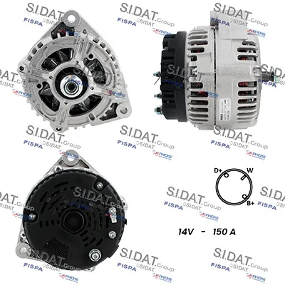 Alternador SIDAT A12ML1438