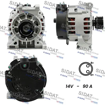 Alternador Mercedes-Benz A-CLASS · Mercedes-Benz VANEO
