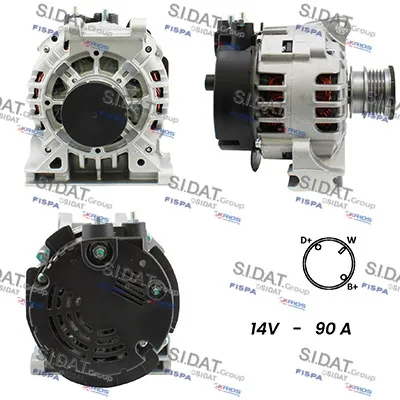 Alternador Mercedes-Benz A-CLASS · Mercedes-Benz VANEO