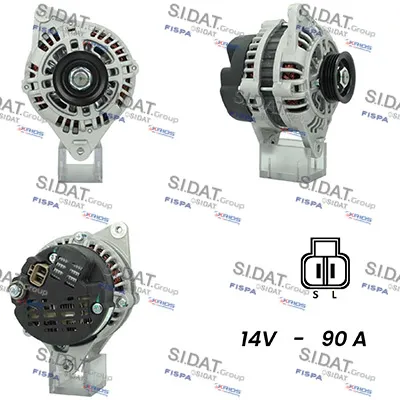Alternador Mitsubishi COLT IV · Mitsubishi LANCER V · Mitsubishi GALANT VII