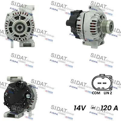 Alternador Alfa Romeo MITO · Chrysler YPSILON · Fiat GRANDE PUNTO