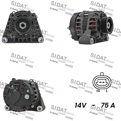 Alternador SIDAT A12VA0600