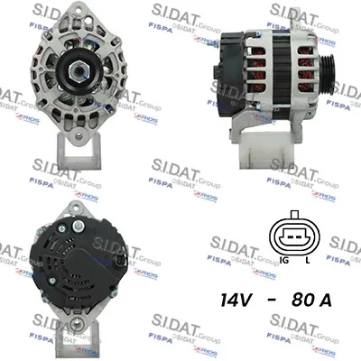 Alternador Chevrolet AVEO / KALOS Saloon · Chevrolet AVEO / KALOS Hatchback · Daewoo KALOS