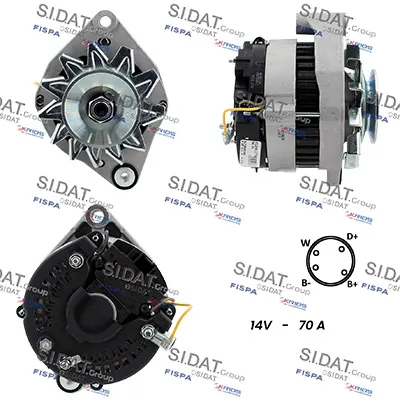 Alternador SIDAT A12VA1177A2