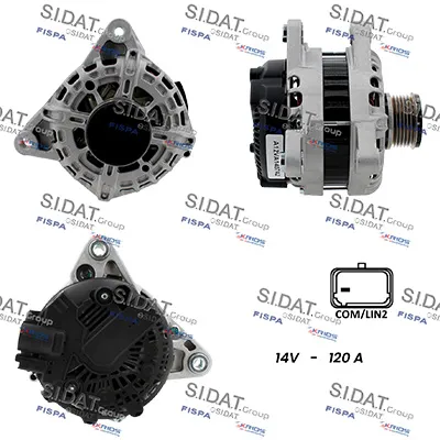 Alternador Citroën BERLINGO Box Body/MPV · Citroën C-ELYSEE · Citroën C4 CACTUS