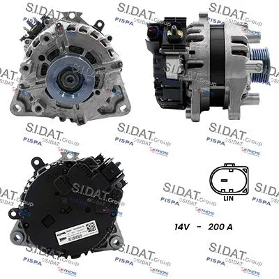 Alternador Alfa Romeo TONALE · Fiat 500X · Fiat TIPO Saloon