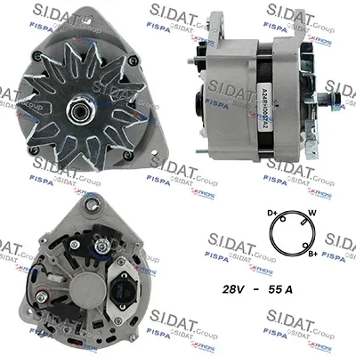 Alternador SIDAT A24BH0007A2