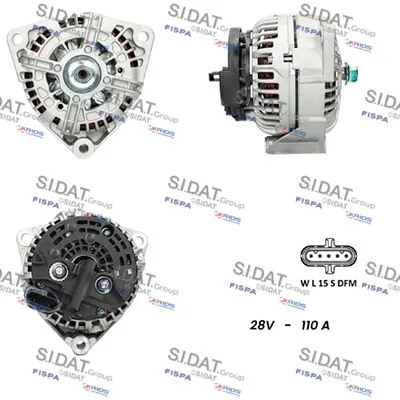 Alternador SIDAT A24BH0011