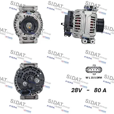 Alternador SIDAT A24BH0016