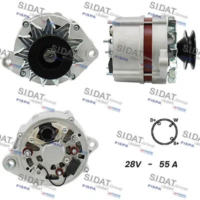 Alternador SIDAT A24BH0024A2