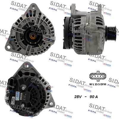 Alternador SIDAT A24BH0026