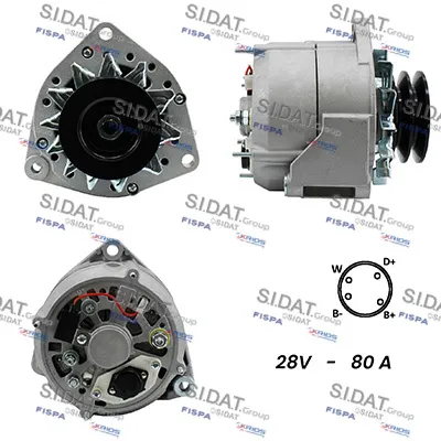 Alternador SIDAT A24BH0032A2