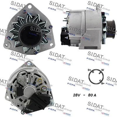 Alternador SIDAT A24BH0034A2
