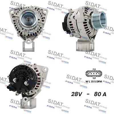 Alternador SIDAT A24BH0038A2