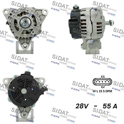 Alternador SIDAT A24BH0041A2