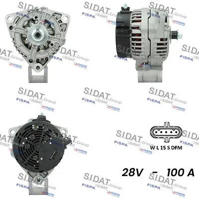 Alternador SIDAT A24BH0042A2