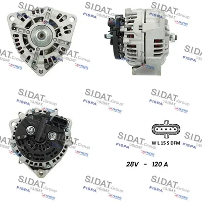 Alternador SIDAT A24BH0044