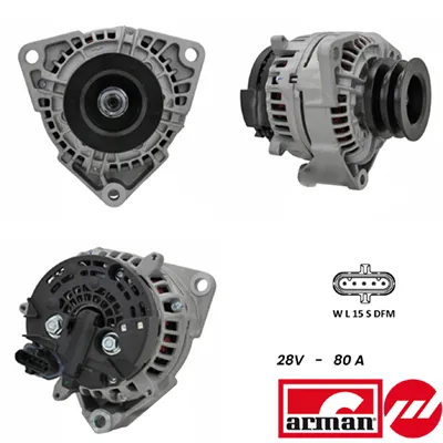 Alternador SIDAT A24BH0052AS