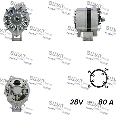 Alternador SIDAT A24BH0061