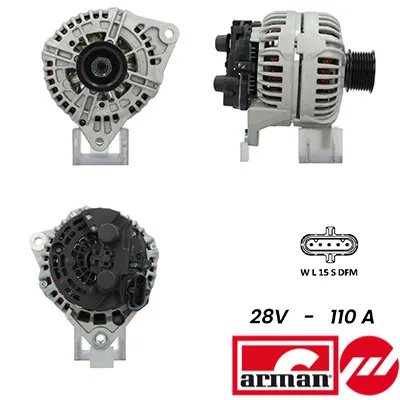 Alternador SIDAT A24BH0065AS