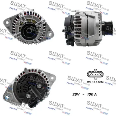 Alternador SIDAT A24BH0074
