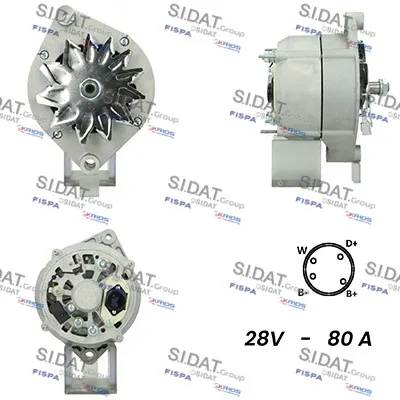 Alternador SIDAT A24BH0077A2
