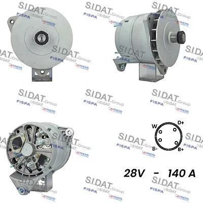 Alternador SIDAT A24BH0080A2
