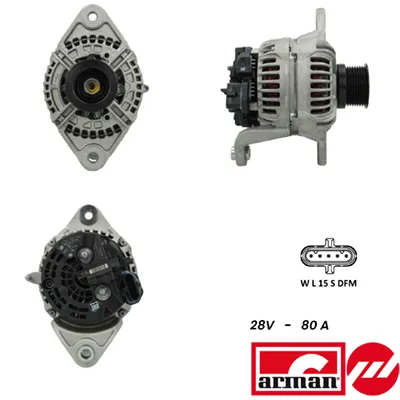 Alternador SIDAT A24BH0081AS
