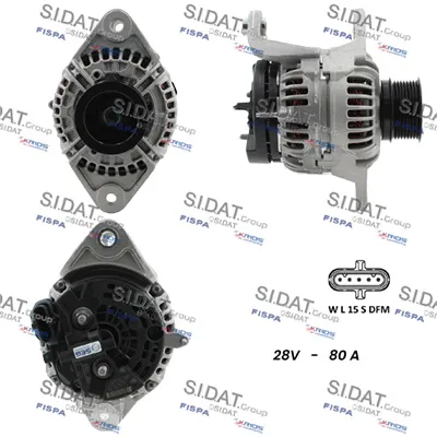 Alternador SIDAT A24BH0083