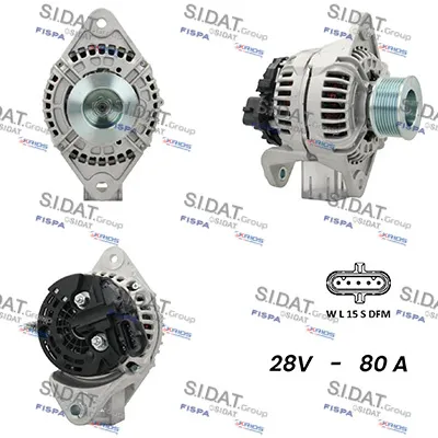 Alternador SIDAT A24BH0083A2