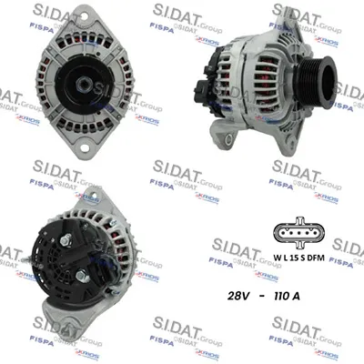 Alternador SIDAT A24BH0084