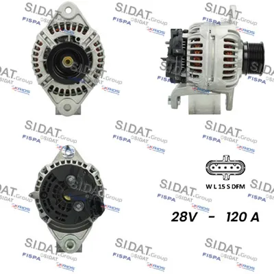Alternador SIDAT A24BH0085