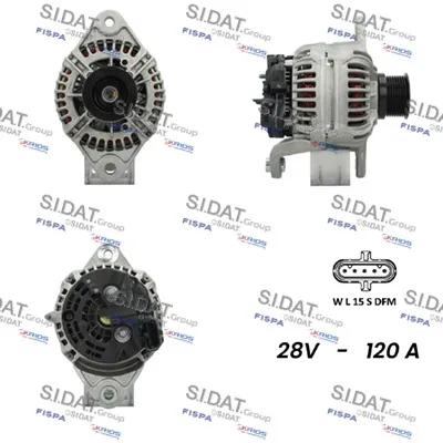 Alternador SIDAT A24BH0086