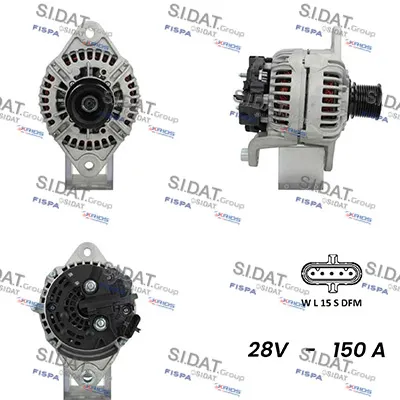 Alternador SIDAT A24BH0087AS