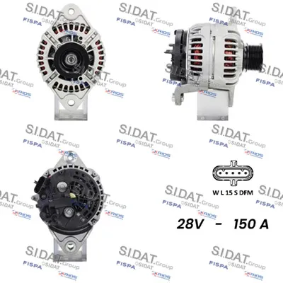 Alternador SIDAT A24BH0088
