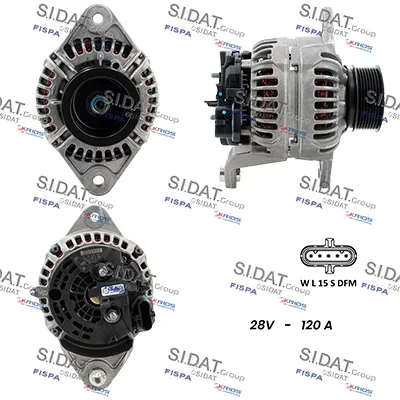 Alternador SIDAT A24BH0089