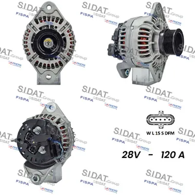 Alternador SIDAT A24BH0092